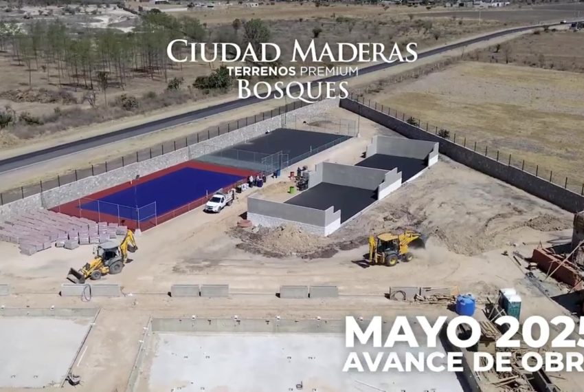 Ciudad Maderas Bosque- Avance de Obra Mayo 2025 - frame at 0m36s